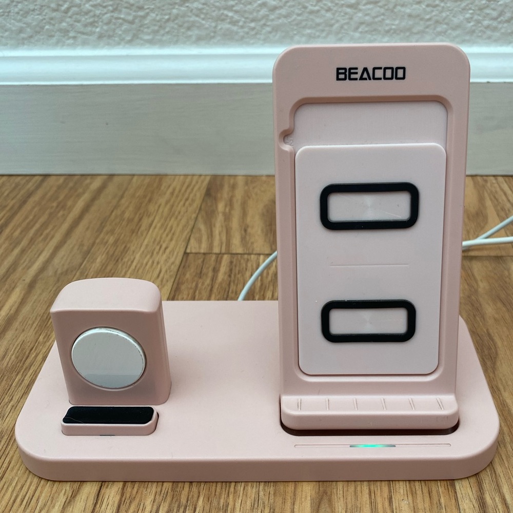 2 in 1 Wireless Charging Station for iPhone and Apple Watch